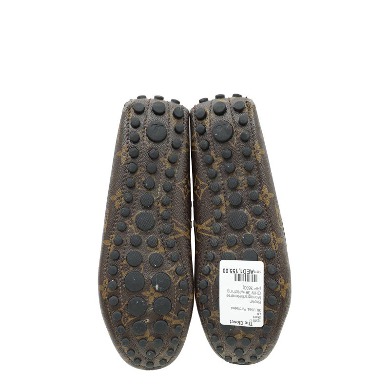 Louis Vuitton Brown Monogram Griet Bag - Image 6