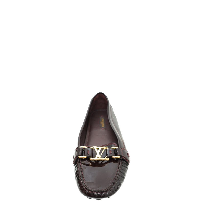 Louis Vuitton Amarante Oxford Loafers 37.5 - Image 2