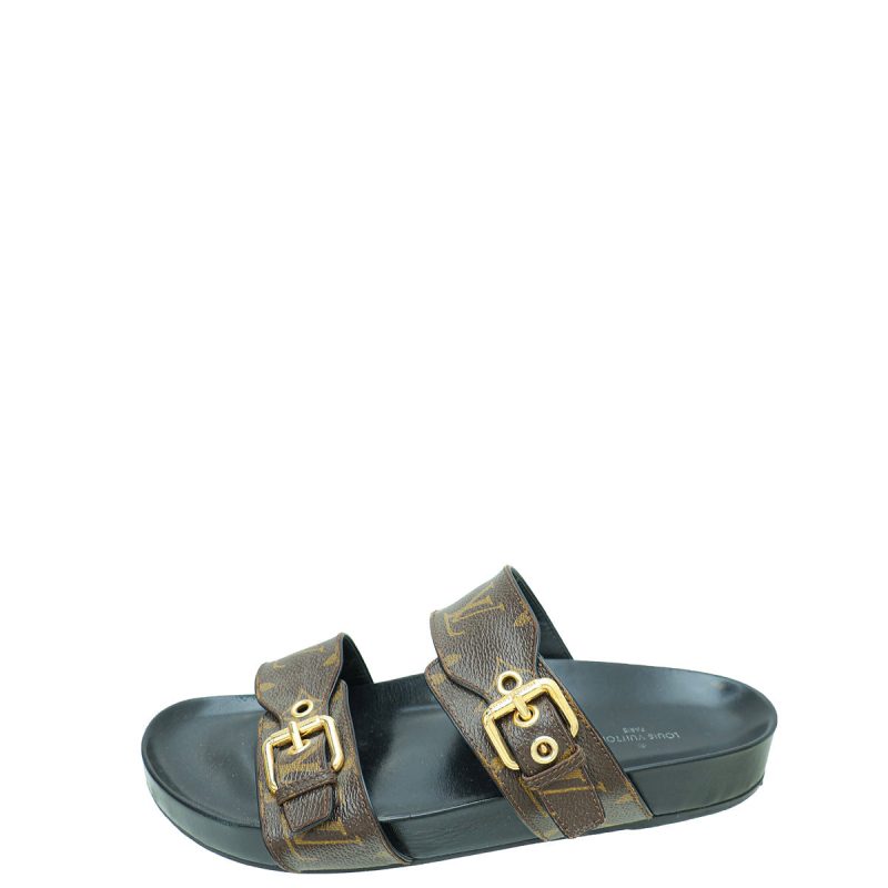 Louis Vuitton Bicolor Monogram Cherie Pumps 37.5 - Image 3
