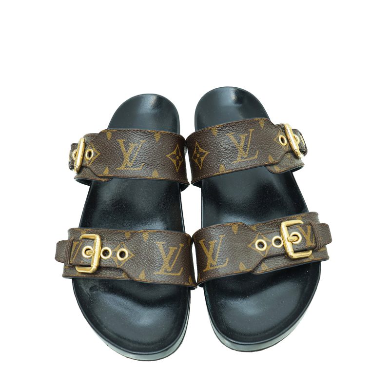 Louis Vuitton Bicolor Monogram Cherie Pumps 37.5 - Image 5