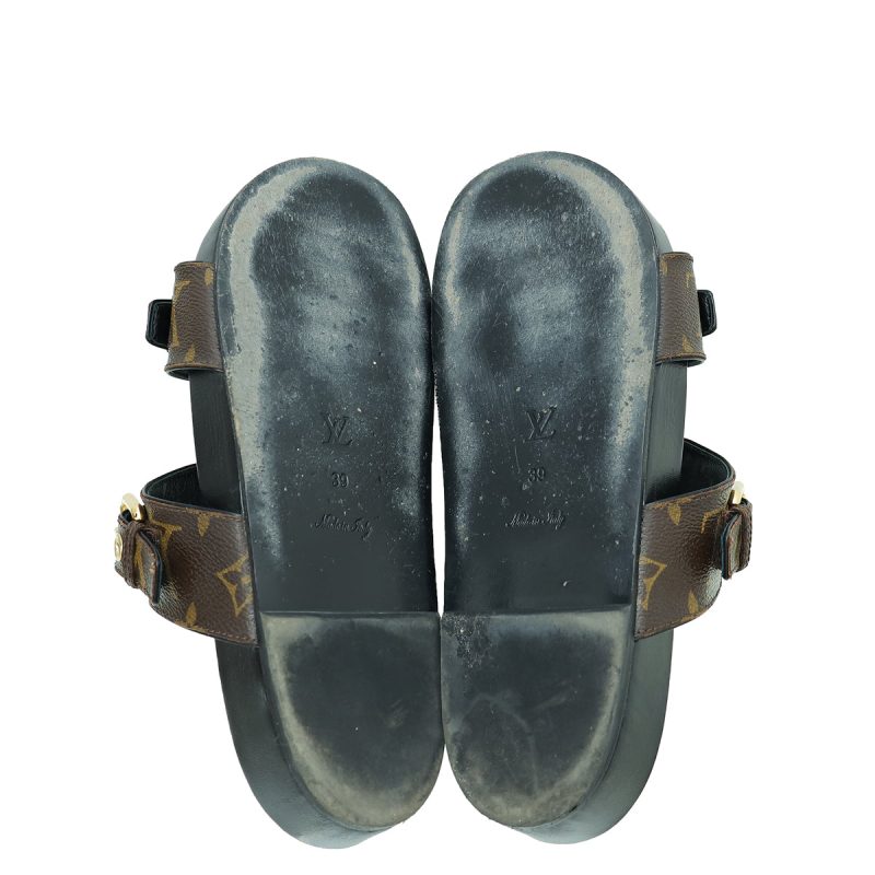 Louis Vuitton Bicolor Monogram Cherie Pumps 37.5 - Image 6