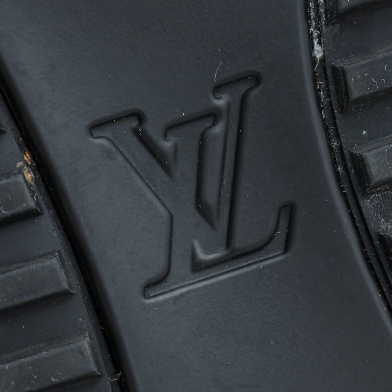 Louis Vuitton Black Knit Monogram Horizon Soft Duffle 55 Bag - Image 7