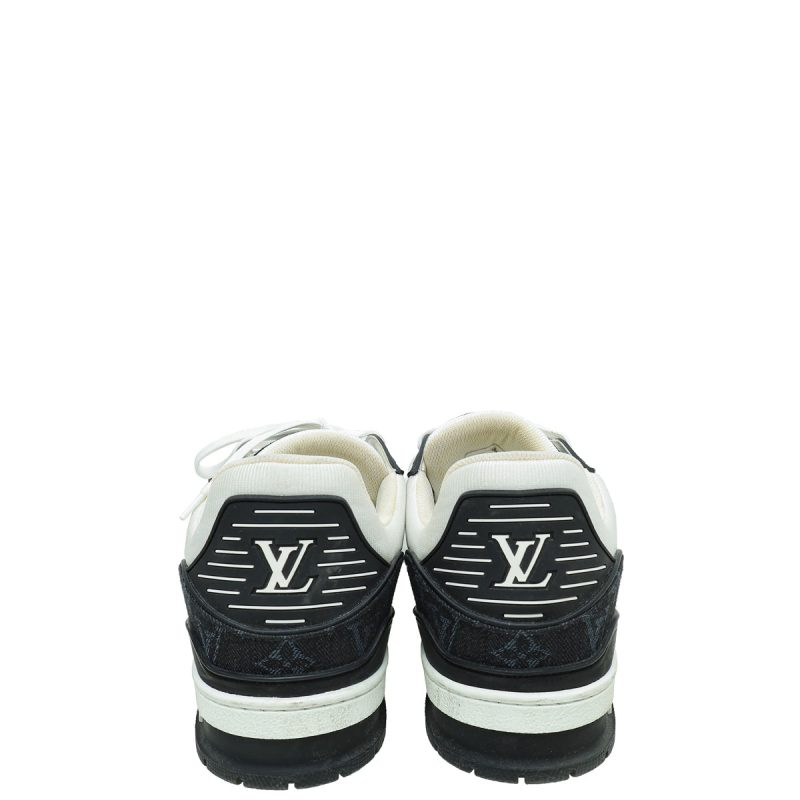 Louis Vuitton Bicolor Monogram Denim Speedy Round Bag - Image 4