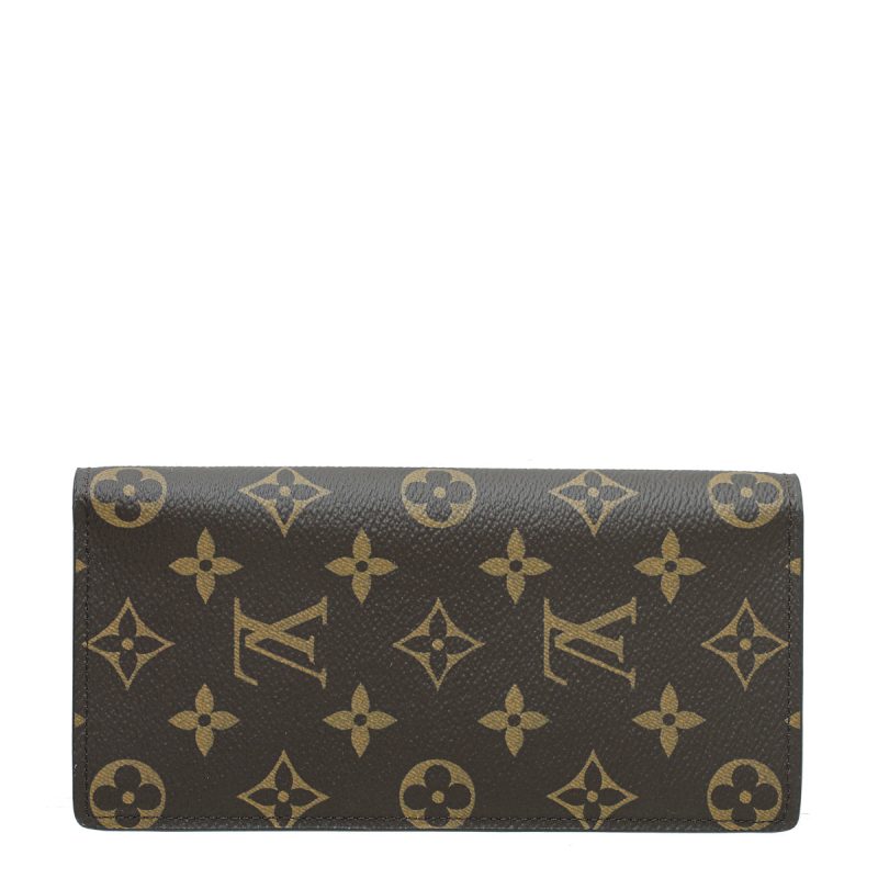 Louis Vuitton Brown Monogram Business Card Holder W /M.B. Initials