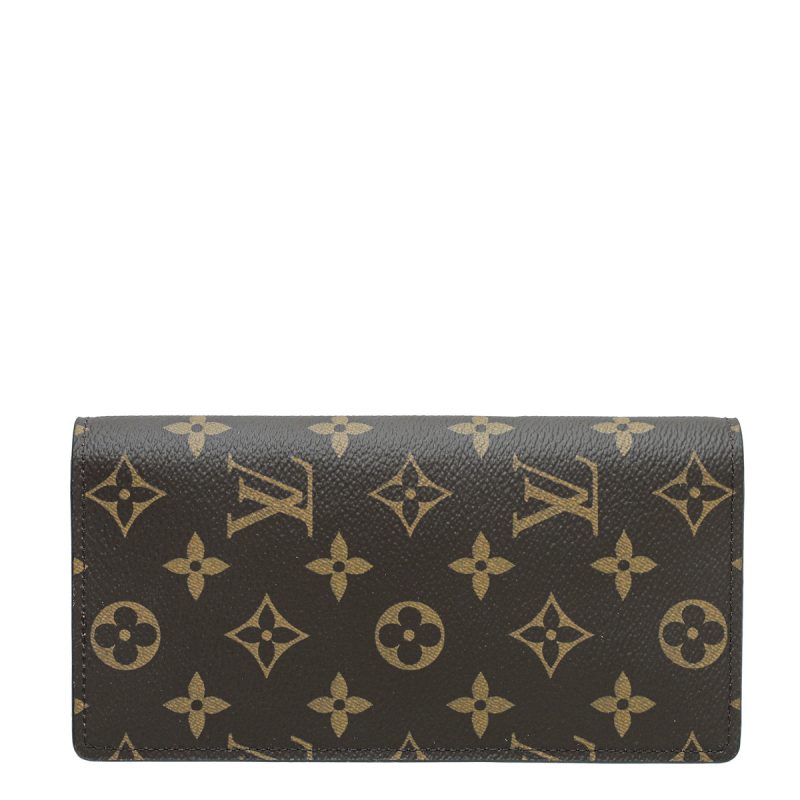 Louis Vuitton Brown Monogram Business Card Holder W /M.B. Initials - Image 2