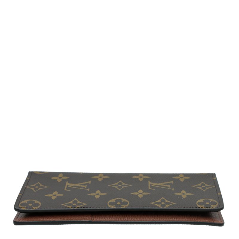 Louis Vuitton Brown Monogram Business Card Holder W /M.B. Initials - Image 3