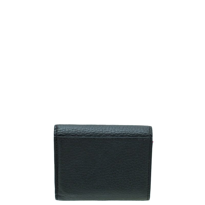 Louis Vuitton Black Capucines Long Wallet W/ Braided Detail - Image 2
