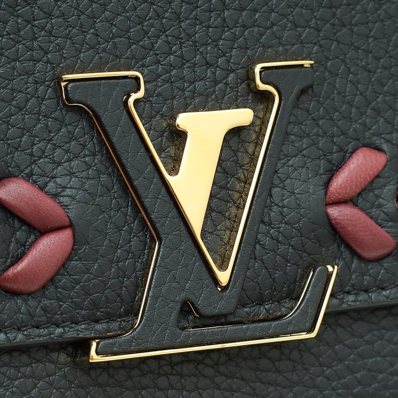 Louis Vuitton Black Capucines Mini Bag - Image 8