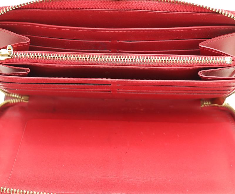 Louis Vuitton Cerise Shiny Alligator Neo Vivienne Bag - Image 8