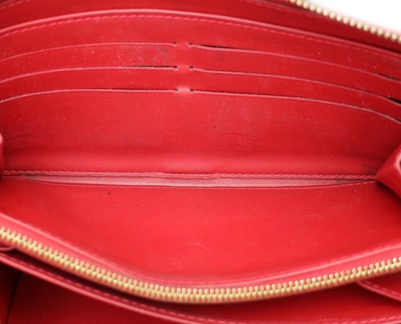 Louis Vuitton Cerise Shiny Alligator Neo Vivienne Bag - Image 9
