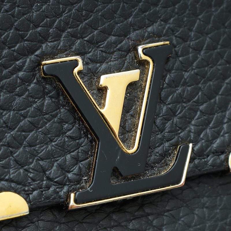 Louis Vuitton Black Capucines Compact Wallet - Image 8