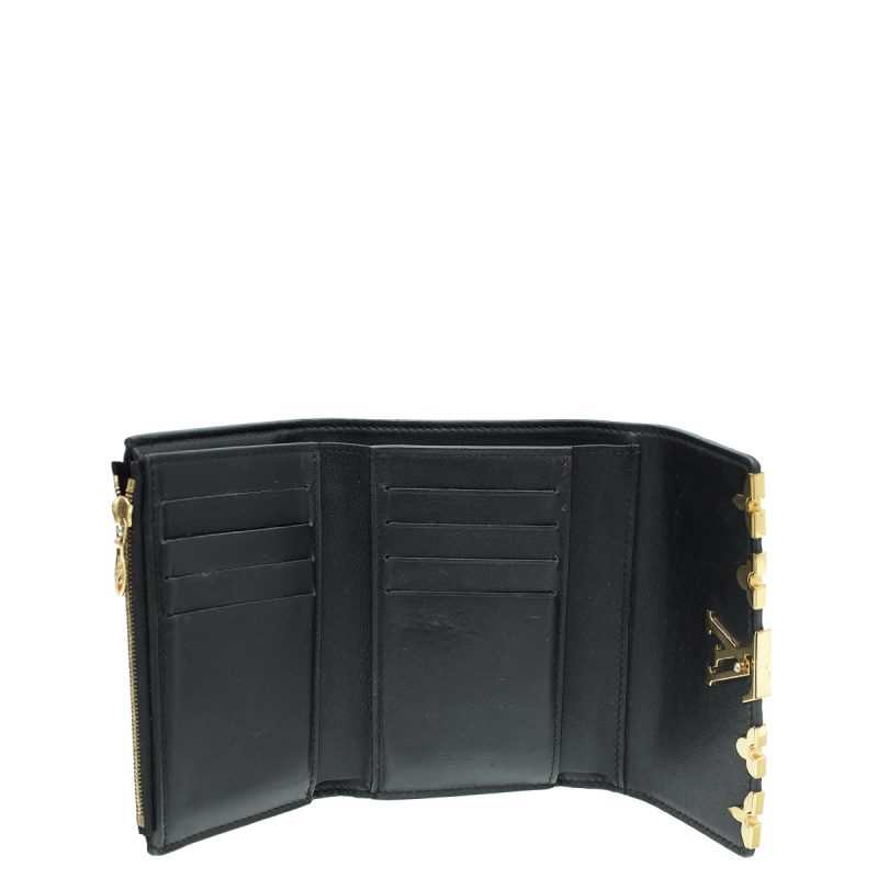 Louis Vuitton Black Capucines Compact Wallet - Image 9