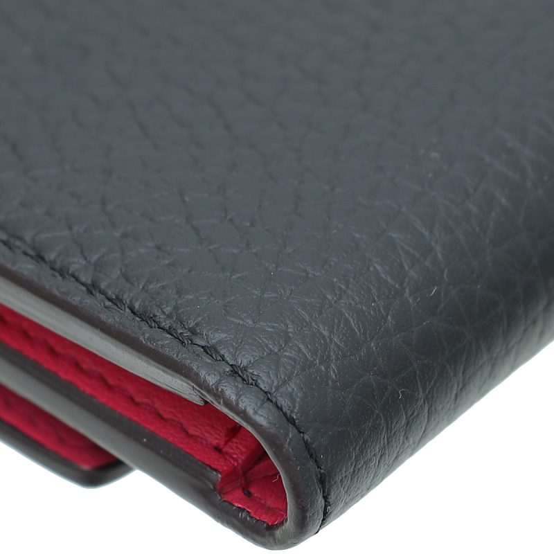 Louis Vuitton Black Capucines Compact Wallet - Image 7