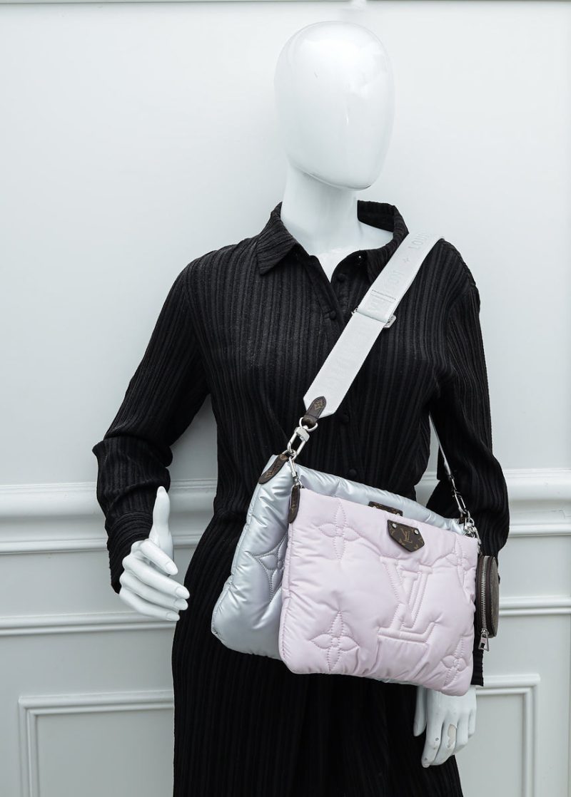 Louis Vuitton Bicolor Econyl Monogram Pillow Maxi Multi Pochette Accessoires - Image 11