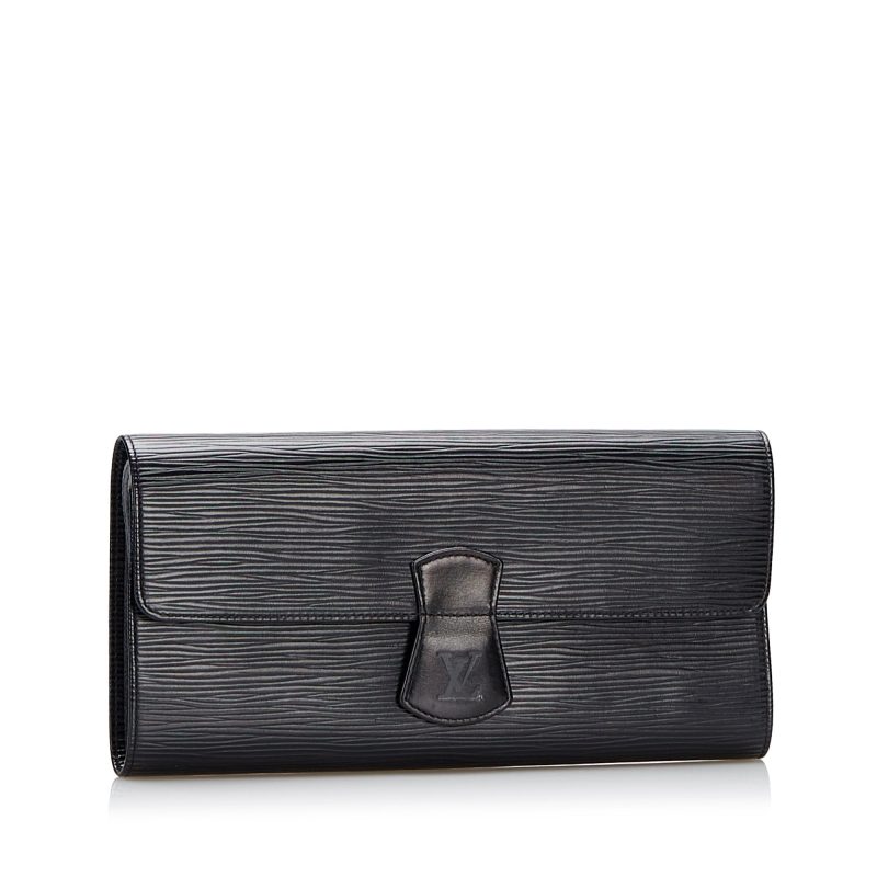 Louis Vuitton Rouleau Bijoux Jewelry Roll Black Epi