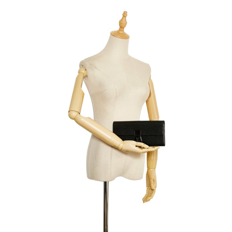 Louis Vuitton Rouleau Bijoux Jewelry Roll Black Epi - Image 7