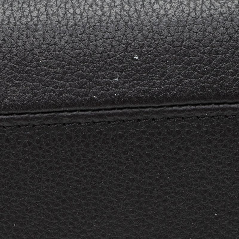 Louis Vuitton Calf Leather Monogram Canvas Double V Satchel (SHF-sUxzoE) - Image 14