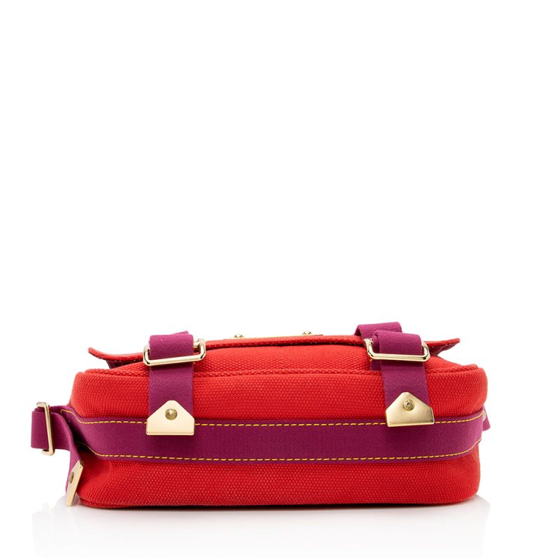Louis Vuitton Canvas Antigua Besace Messenger Bag (SHF-22345) - Image 4