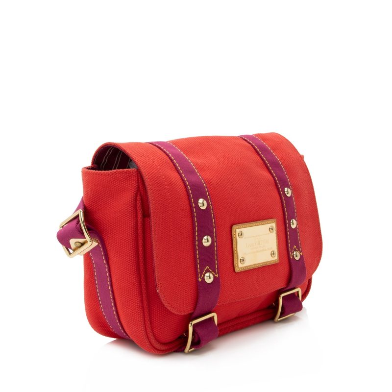 Louis Vuitton Canvas Antigua Cabas GM Tote  (SHF-14583) - Image 2
