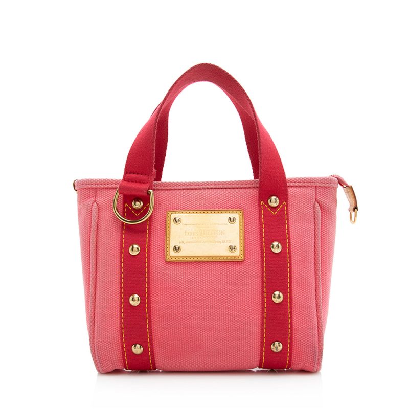 Louis Vuitton Canvas Antigua Cabas PM Tote (SHF-21092)
