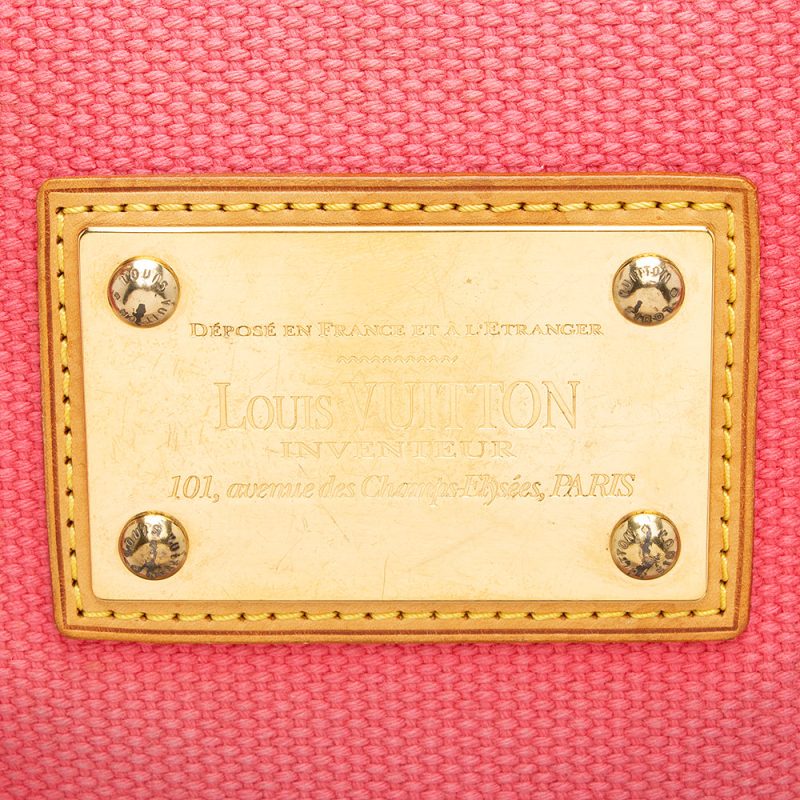 Louis Vuitton Canvas Antigua Cabas PM Tote (SHF-21092) - Image 8