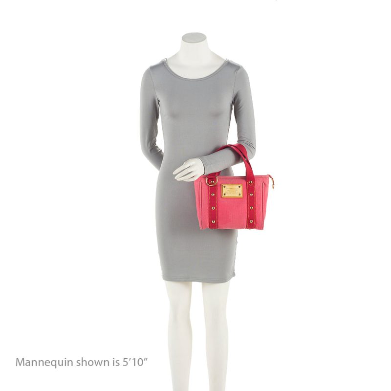 Louis Vuitton Canvas Antigua Cabas PM Tote (SHF-21092) - Image 5