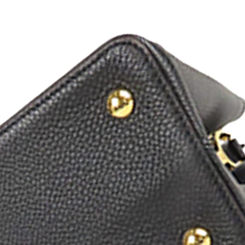 LOUIS VUITTON Capucines GM Black & Light Blue - Image 5