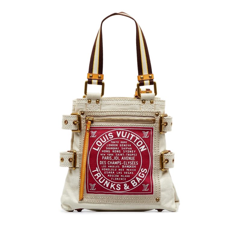 Louis Vuitton Cruise Line Globe Shopper Tote PM (SHG-9ErW42) - Image 9