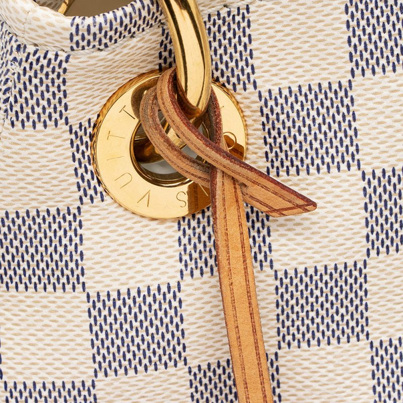 Louis Vuitton Damier Azur Artsy MM Shoulder Bag - Image 12
