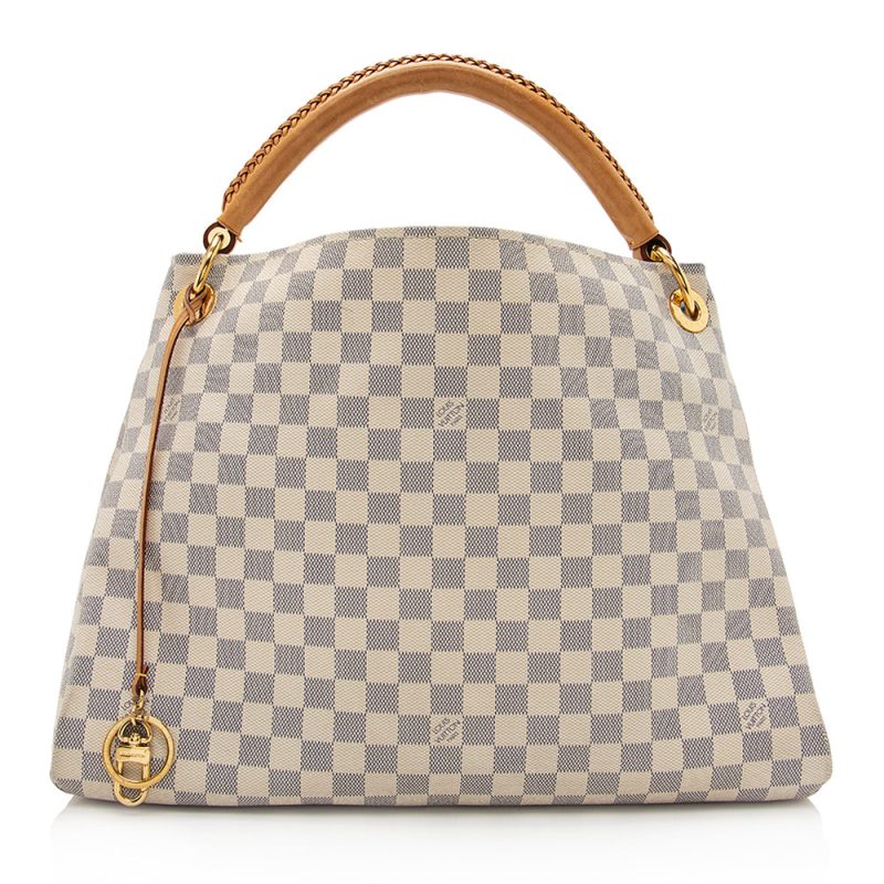 Louis Vuitton Damier Azur Artsy MM Shoulder Bag