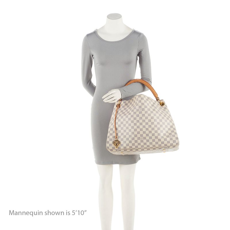 Louis Vuitton Damier Azur Artsy MM Shoulder Bag - Image 5
