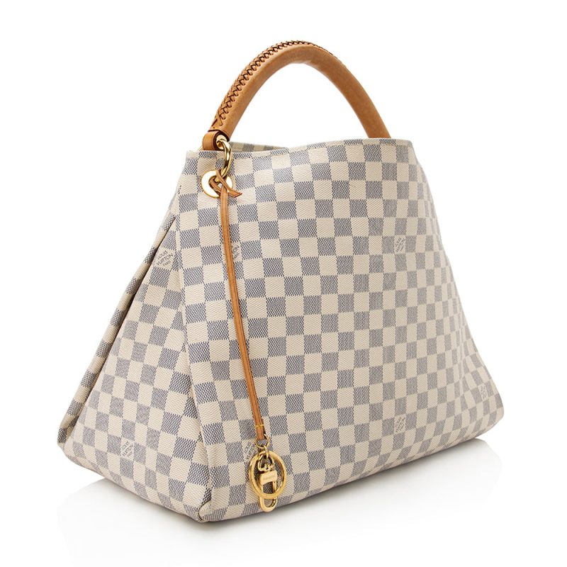Louis Vuitton Damier Azur Artsy MM Shoulder Bag - Image 2