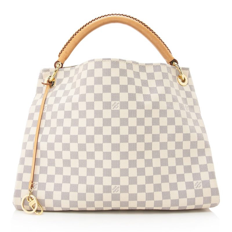 Louis Vuitton Damier Azur Artsy MM Shoulder Bag