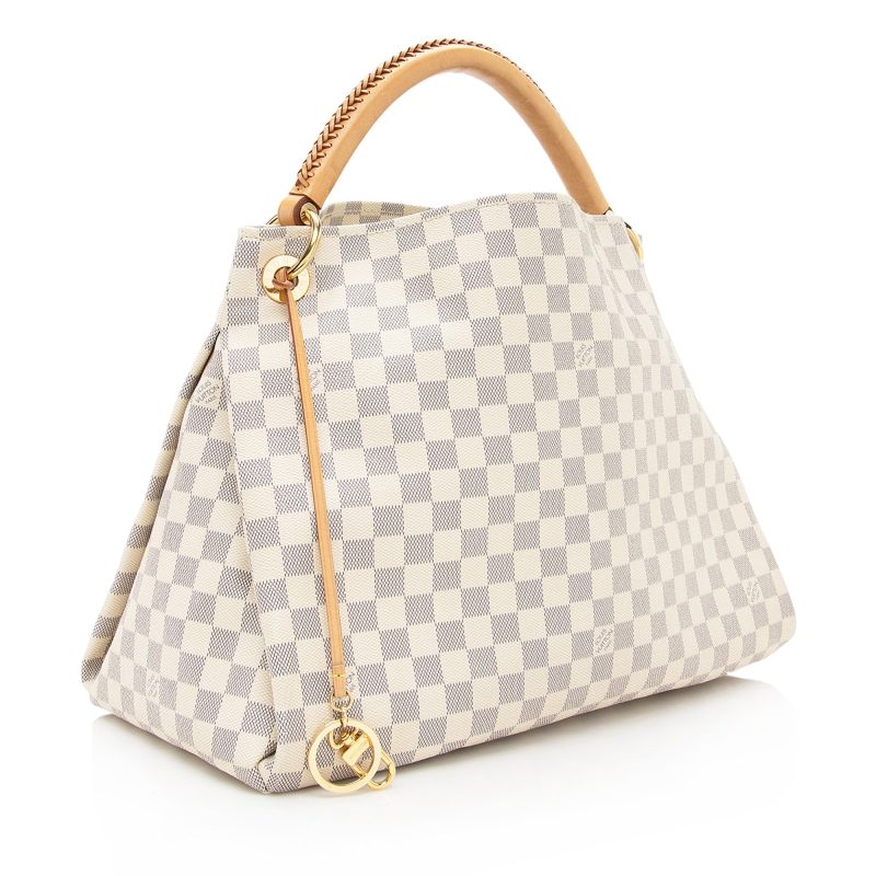 Louis Vuitton Damier Azur Artsy MM Shoulder Bag - Image 2