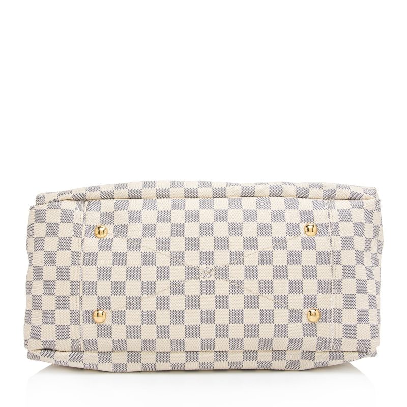 Louis Vuitton Damier Azur Artsy MM Shoulder Bag (SHF-gtkVng) - Image 4