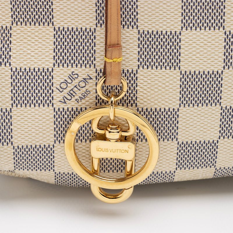 Louis Vuitton Damier Azur Artsy MM Shoulder Bag (SHF-gtkVng) - Image 15