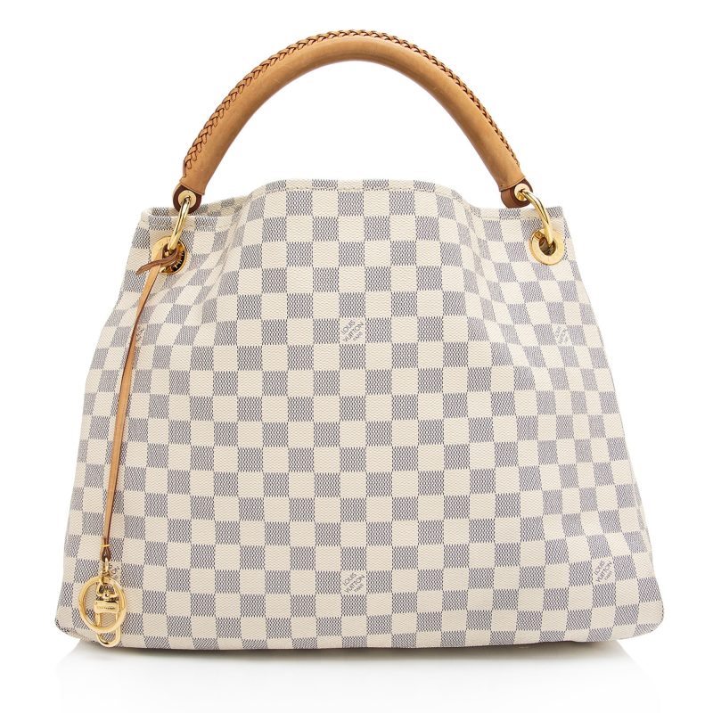 Louis Vuitton Damier Azur Artsy MM Shoulder Bag (SHF-gtkVng)