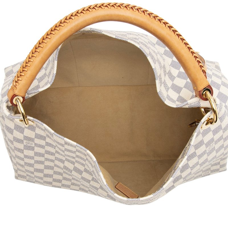 Louis Vuitton Damier Azur Artsy MM Shoulder Bag (SHF-gtkVng) - Image 7