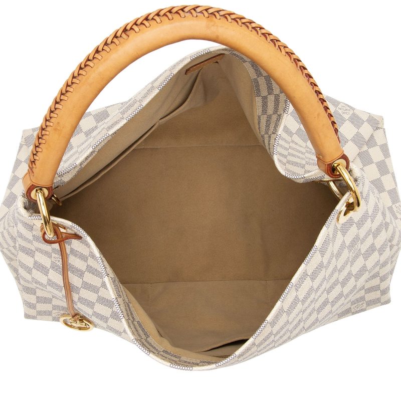 Louis Vuitton Damier Azur Artsy MM Shoulder Bag (SHF-22677) - Image 7