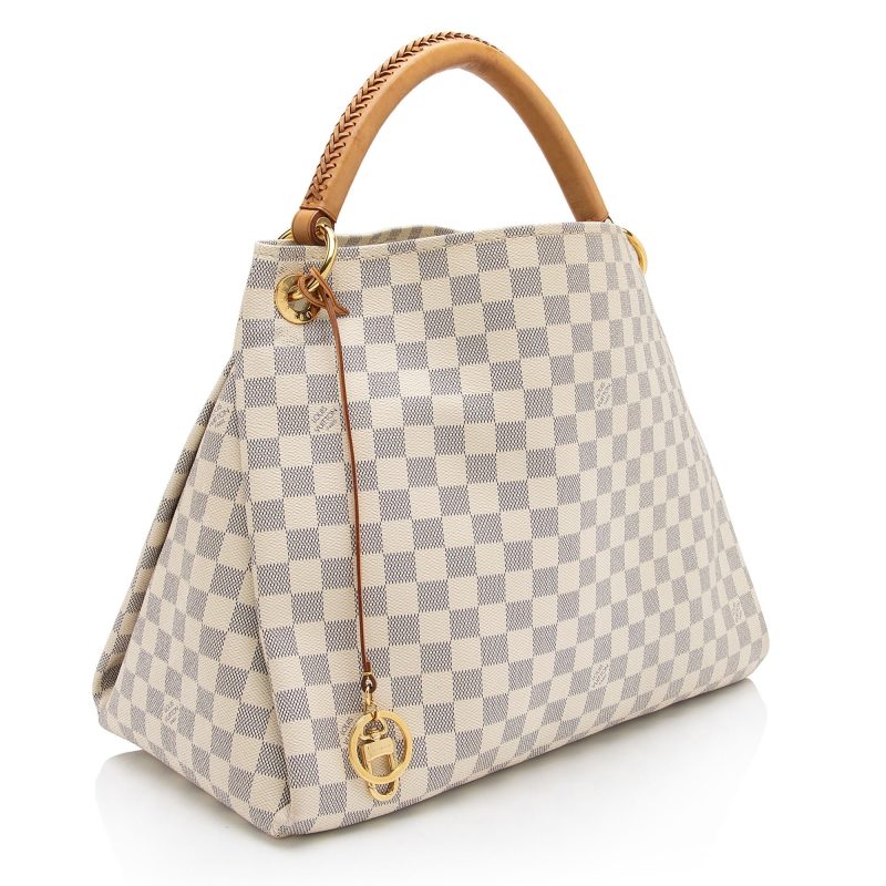 Louis Vuitton Damier Azur Artsy MM Shoulder Bag (SHF-22677) - Image 2