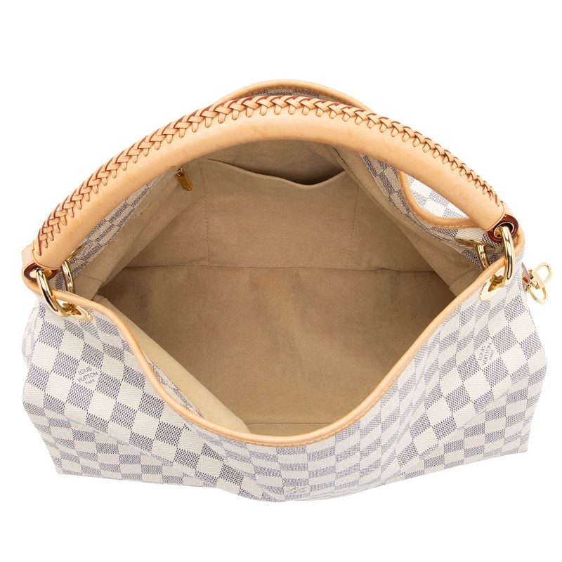 Louis Vuitton Damier Azur Artsy MM Shoulder Bag (SHF-naUphr) - Image 5