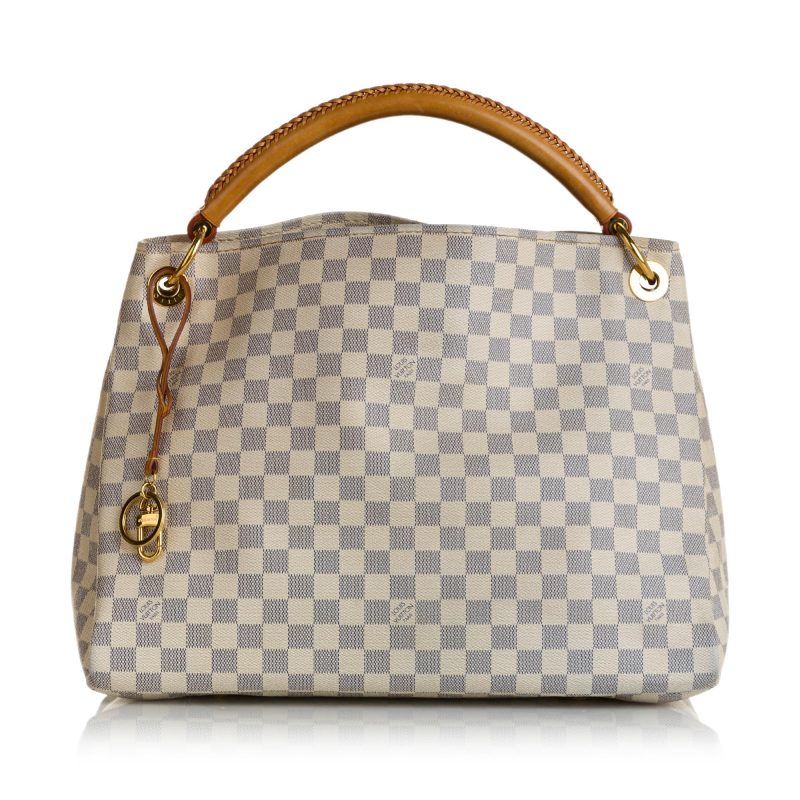 Louis Vuitton Damier Azur Artsy MM Shoulder Bag
