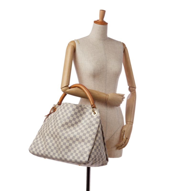 Louis Vuitton Damier Azur Artsy MM Shoulder Bag - Image 5