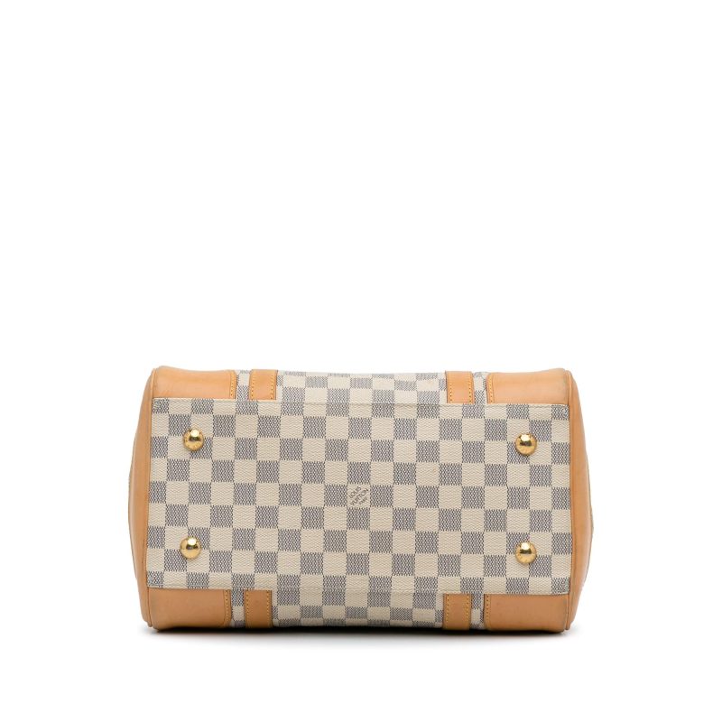 Louis Vuitton Damier Azur Berkeley Boston Bag N52001 White - Image 6