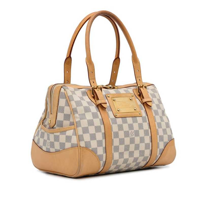 Louis Vuitton Damier Azur Berkeley Boston Bag N52001 White - Image 2