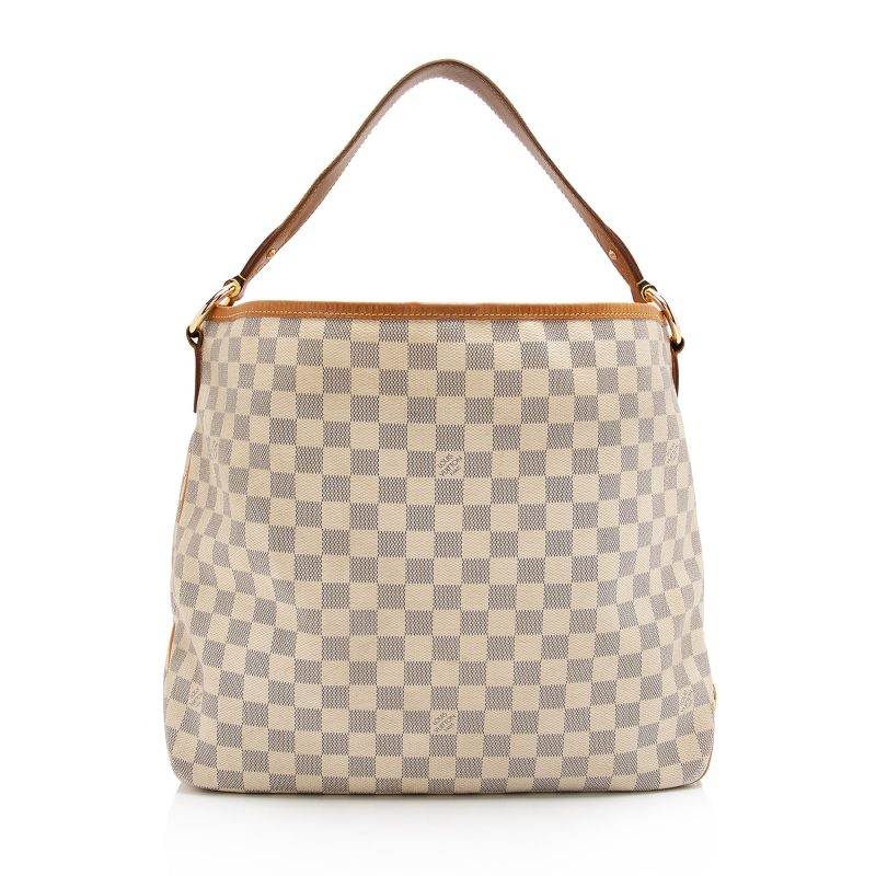 Louis Vuitton Damier Azur Delightful MM Shoulder Bag (SHF-23031) - Image 2