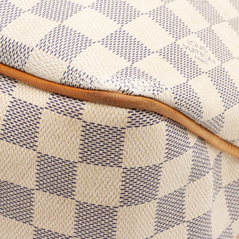 Louis Vuitton Damier Azur Delightful MM Shoulder Bag (SHF-23031) - Image 9