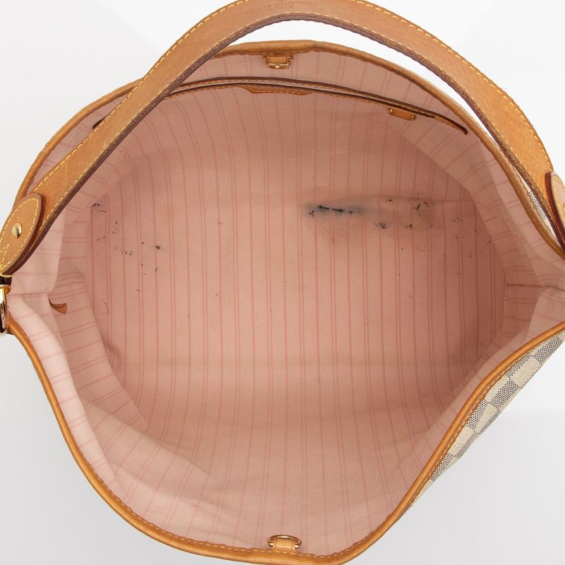 Louis Vuitton Damier Azur Delightful MM Shoulder Bag (SHF-23031) - Image 6