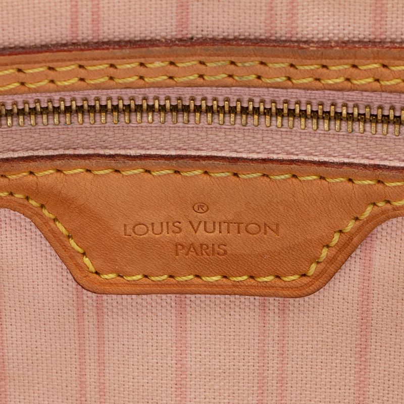 Louis Vuitton Damier Azur Delightful MM Shoulder Bag (SHF-23031) - Image 7