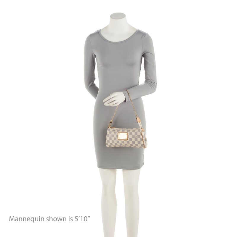 Louis Vuitton Damier Azur Eva Clutch (SHF-23904) - Image 4